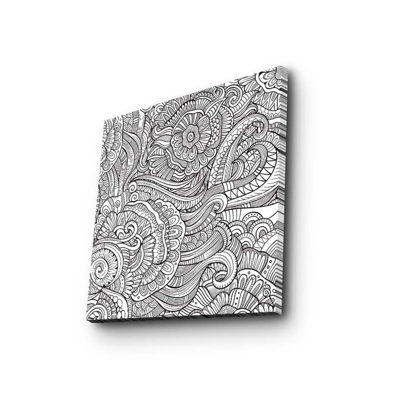Dekorativ Canvastavla 45x45 cm - Flerfärgad - Inredning - Tavlor & posters - Canvastavla