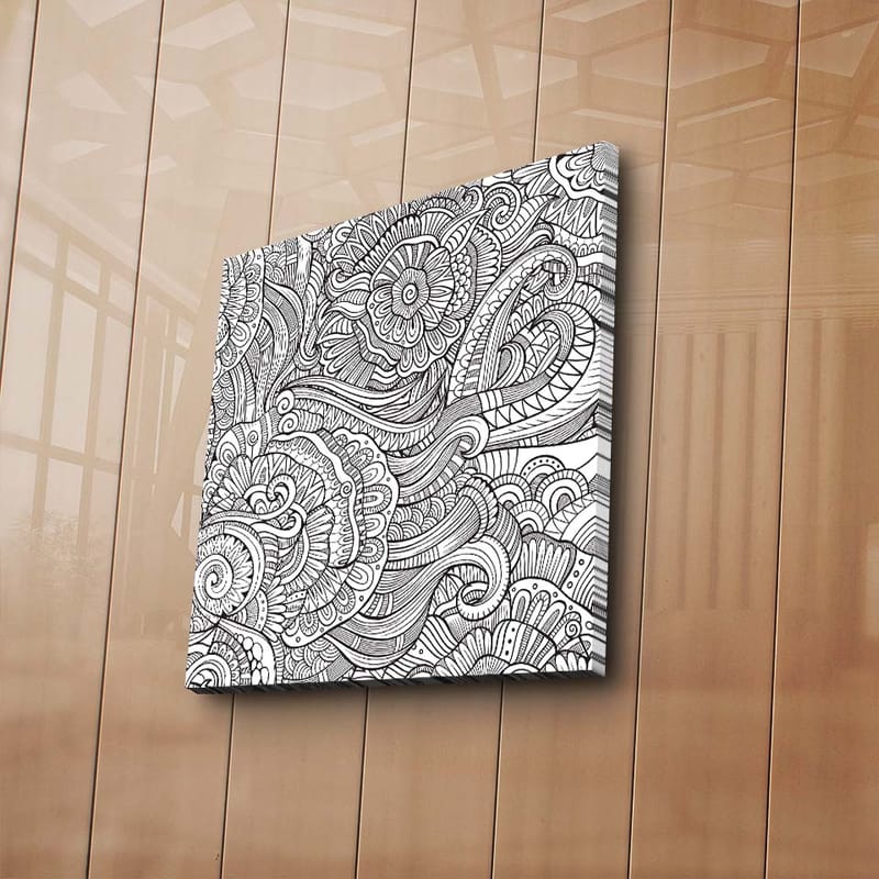 Dekorativ Canvastavla 45x45 cm - Flerfärgad - Inredning - Tavlor & posters - Canvastavla