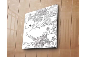 Dekorativ Canvastavla 45x45 cm - Flerfärgad - Inredning - Tavlor & posters - Canvastavla
