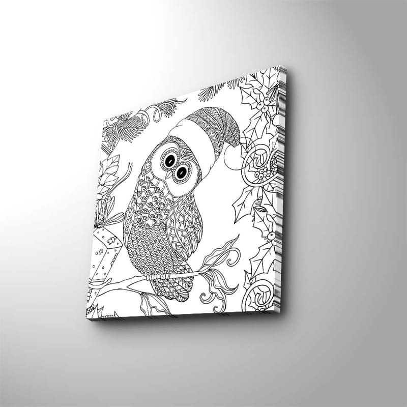 Dekorativ Canvastavla 45x45 cm - Flerfärgad - Inredning - Tavlor & posters - Canvastavla