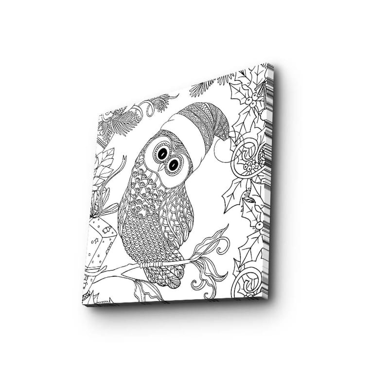 Dekorativ Canvastavla 45x45 cm - Flerfärgad - Inredning - Tavlor & posters - Canvastavla