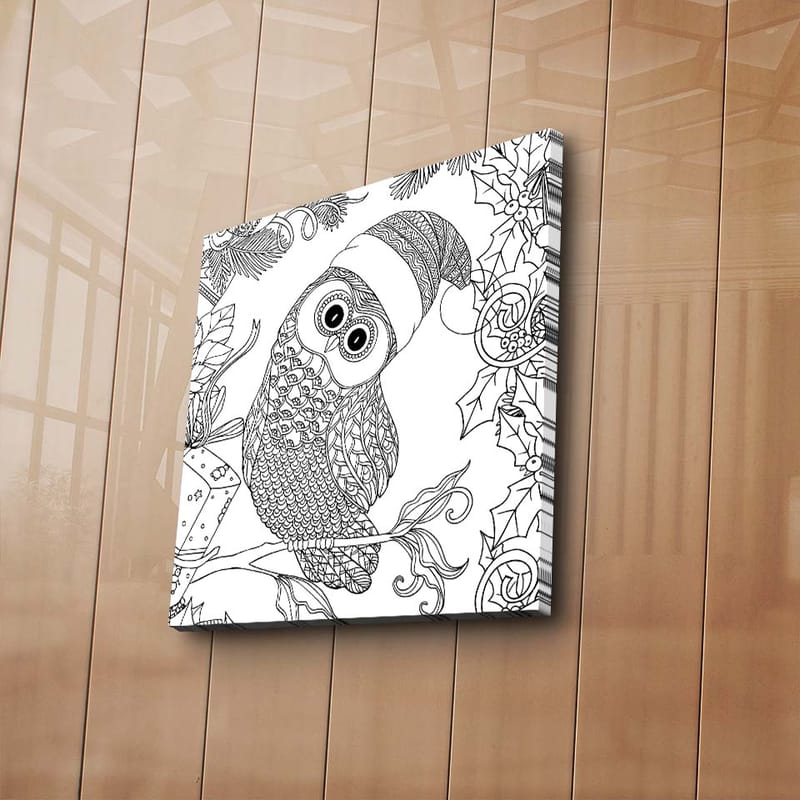 Dekorativ Canvastavla 45x45 cm - Flerfärgad - Inredning - Tavlor & posters - Canvastavla
