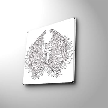 Dekorativ Canvastavla 45x45 cm - Flerfärgad - Inredning - Tavlor & posters - Canvastavla