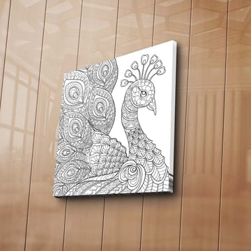 Dekorativ Canvastavla 45x45 cm - Flerfärgad - Inredning - Tavlor & posters - Canvastavla