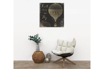 Dekorativ Canvastavla 45x45 cm - Flerfärgad - Inredning - Tavlor & posters - Canvastavla