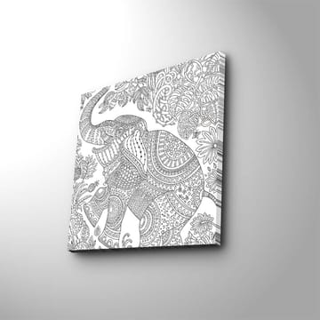 Dekorativ Canvastavla 45x45 cm - Flerfärgad - Inredning - Tavlor & posters - Canvastavla