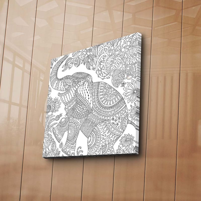 Dekorativ Canvastavla 45x45 cm - Flerfärgad - Inredning - Tavlor & posters - Canvastavla