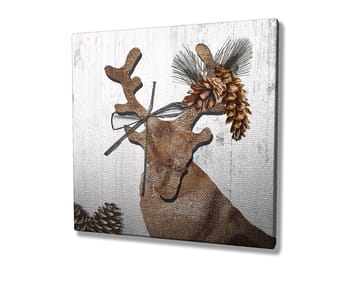 Dekorativ Canvastavla 45x45 cm - Flerfärgad - Inredning - Tavlor & posters - Canvastavla