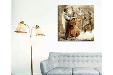 Dekorativ Canvastavla 45x45 cm - Flerfärgad - Inredning - Tavlor & posters - Canvastavla