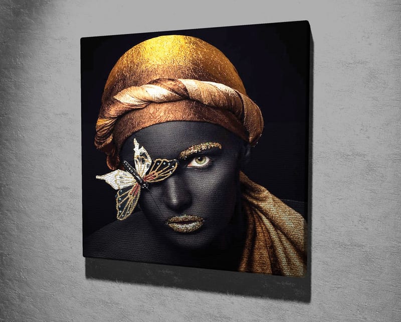 Dekorativ Canvastavla 45x45 cm - Flerfärgad - Inredning - Tavlor & posters - Canvastavla