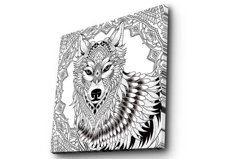 Dekorativ Canvastavla 45x45 cm - Flerfärgad - Inredning - Tavlor & posters - Canvastavla