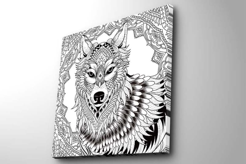 Dekorativ Canvastavla 45x45 cm - Flerfärgad - Inredning - Tavlor & posters - Canvastavla