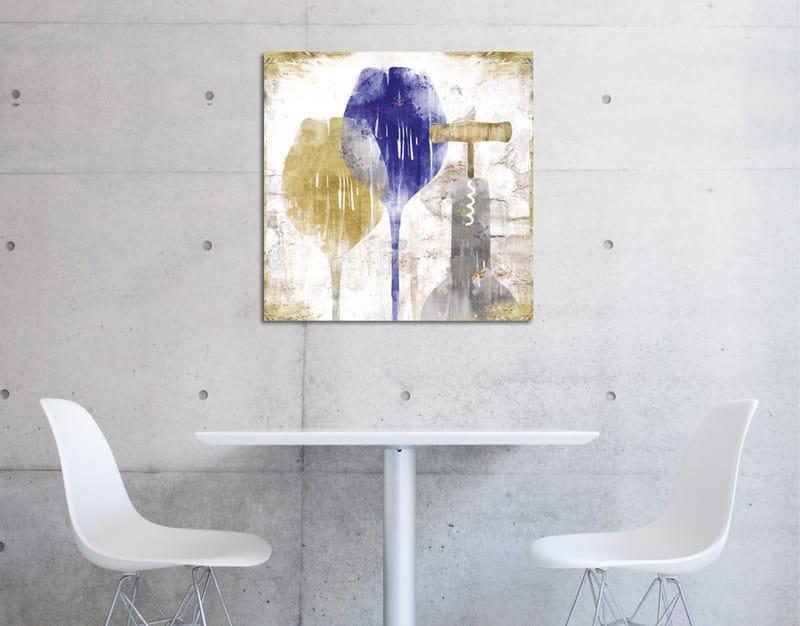 Dekorativ Canvastavla 45x45 cm - Flerfärgad - Inredning - Tavlor & posters - Canvastavla