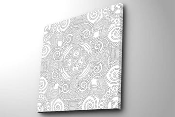 Dekorativ Canvastavla 45x45 cm - Flerfärgad - Inredning - Tavlor & posters - Canvastavla