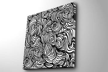 Dekorativ Canvastavla 45x45 cm - Flerfärgad - Inredning - Tavlor & posters - Canvastavla
