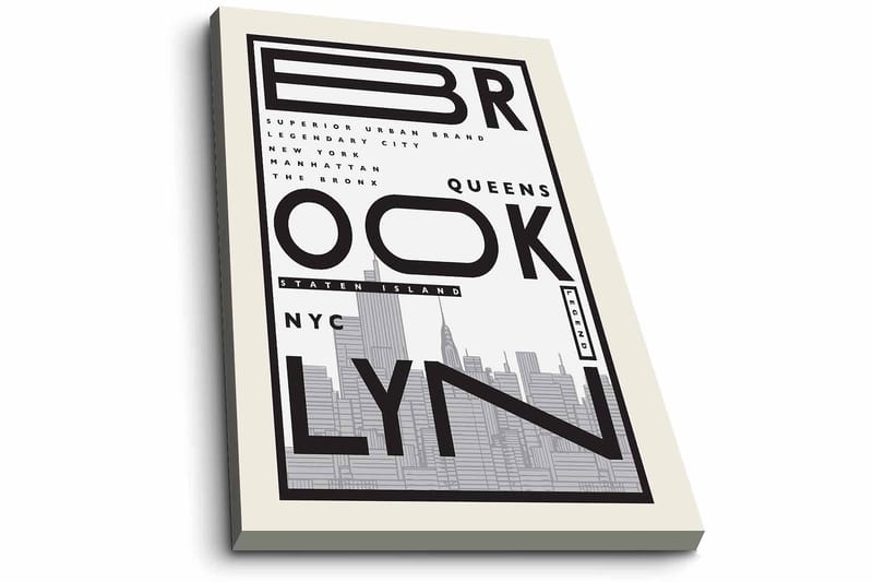 Dekorativ Canvastavla 45x70 cm - Flerfärgad - Inredning - Tavlor & posters - Canvastavla