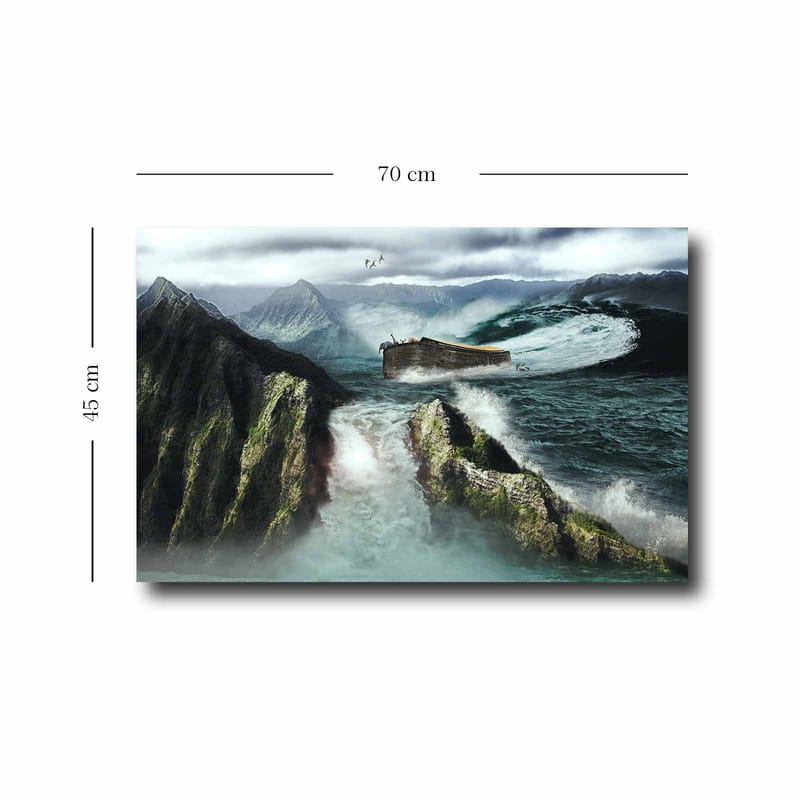 Dekorativ Canvastavla 45x70 cm - Flerfärgad - Inredning - Tavlor & posters - Canvastavla