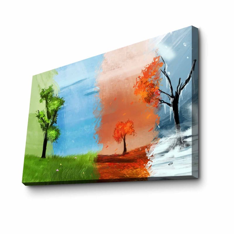 Dekorativ Canvastavla 45x70 cm - Flerfärgad - Inredning - Tavlor & posters - Canvastavla