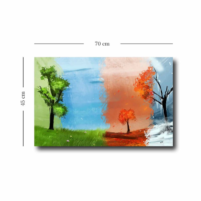 Dekorativ Canvastavla 45x70 cm - Flerfärgad - Inredning - Tavlor & posters - Canvastavla