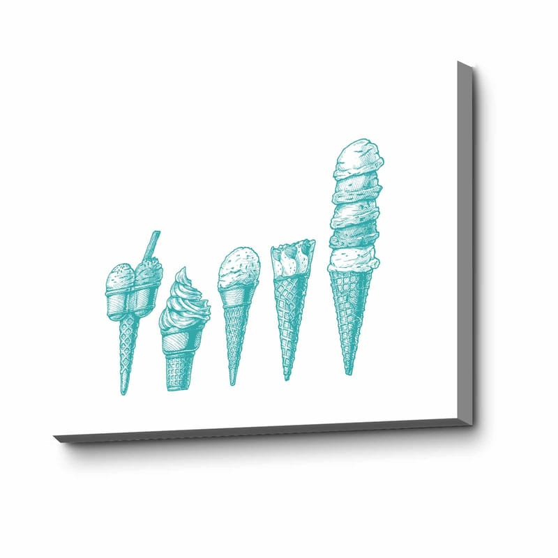 Dekorativ Canvastavla 45x70 cm - Flerfärgad - Inredning - Tavlor & posters - Canvastavla