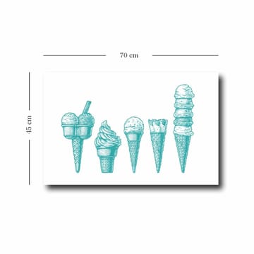 Dekorativ Canvastavla 45x70 cm - Flerfärgad - Inredning - Tavlor & posters - Canvastavla