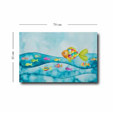 Dekorativ Canvastavla 45x70 cm - Flerfärgad - Inredning - Tavlor & posters - Canvastavla