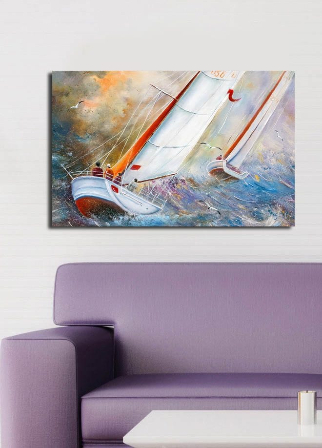 Dekorativ Canvastavla 45x70 cm - Flerfärgad - Inredning - Tavlor & posters - Canvastavla