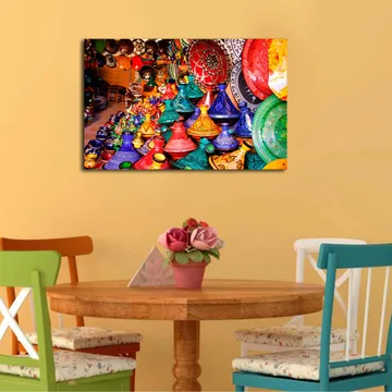 Dekorativ Canvastavla 45x70 cm - Flerfärgad - Inredning - Tavlor & posters - Canvastavla