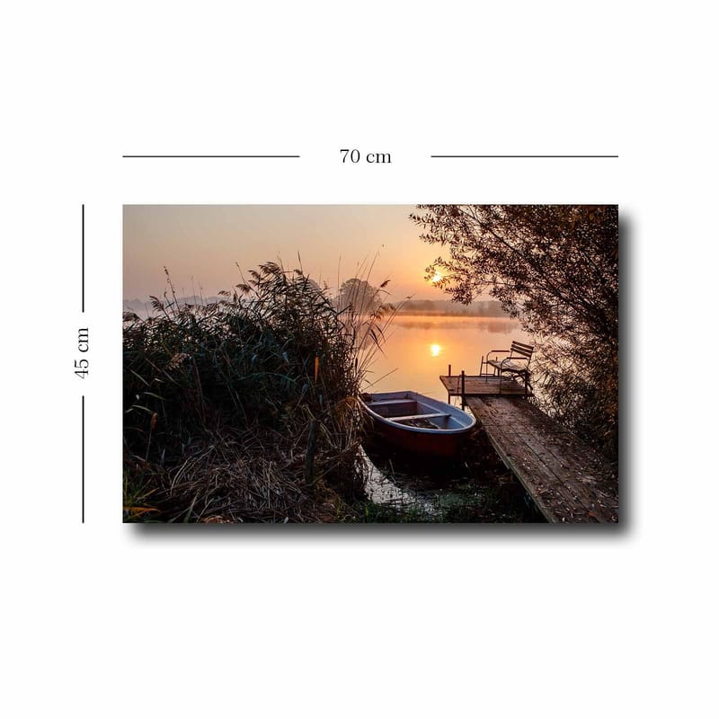 Dekorativ Canvastavla 45x70 cm - Flerfärgad - Inredning - Tavlor & posters - Canvastavla