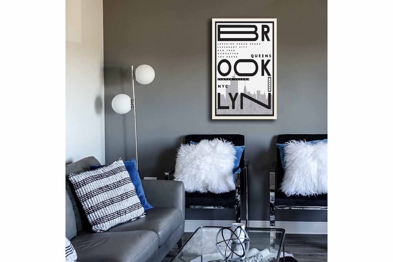 Dekorativ Canvastavla 45x70 cm, Flerfärgad