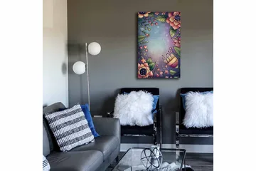 Dekorativ Canvastavla 45x70 cm - Flerfärgad - Inredning - Tavlor & posters - Canvastavla