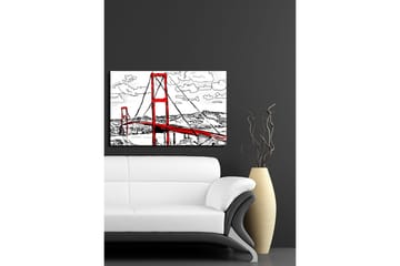 Dekorativ Canvastavla 45x70 cm - Flerfärgad - Inredning - Tavlor & posters - Canvastavla