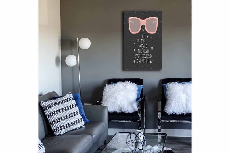 Dekorativ Canvastavla 45x70 cm - Flerfärgad - Inredning - Tavlor & posters - Canvastavla