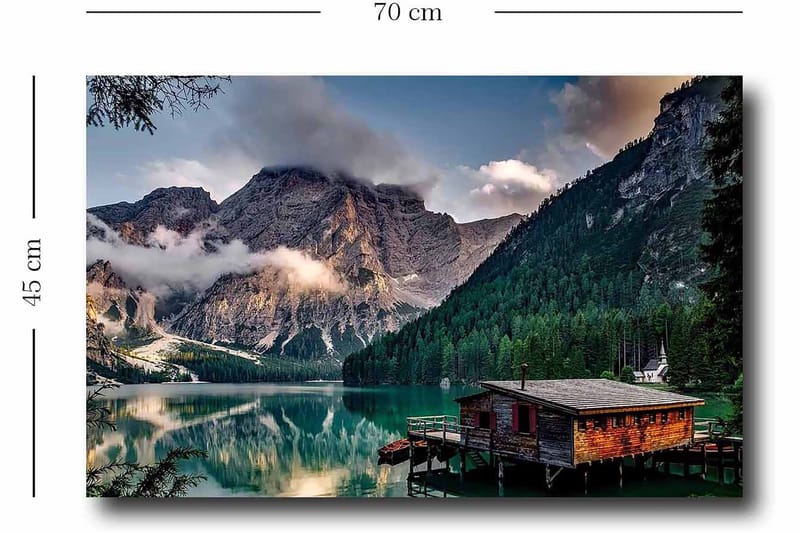 Dekorativ Canvastavla 45x70 cm - Flerfärgad - Inredning - Tavlor & posters - Canvastavla