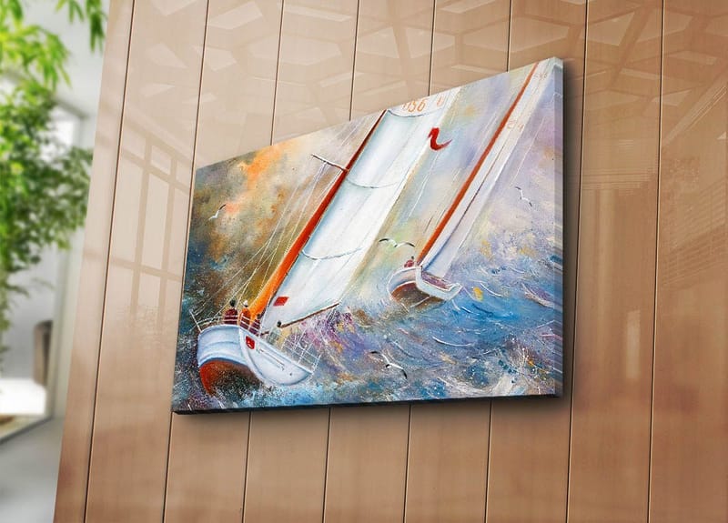 Dekorativ Canvastavla 45x70 cm - Flerfärgad - Inredning - Tavlor & posters - Canvastavla