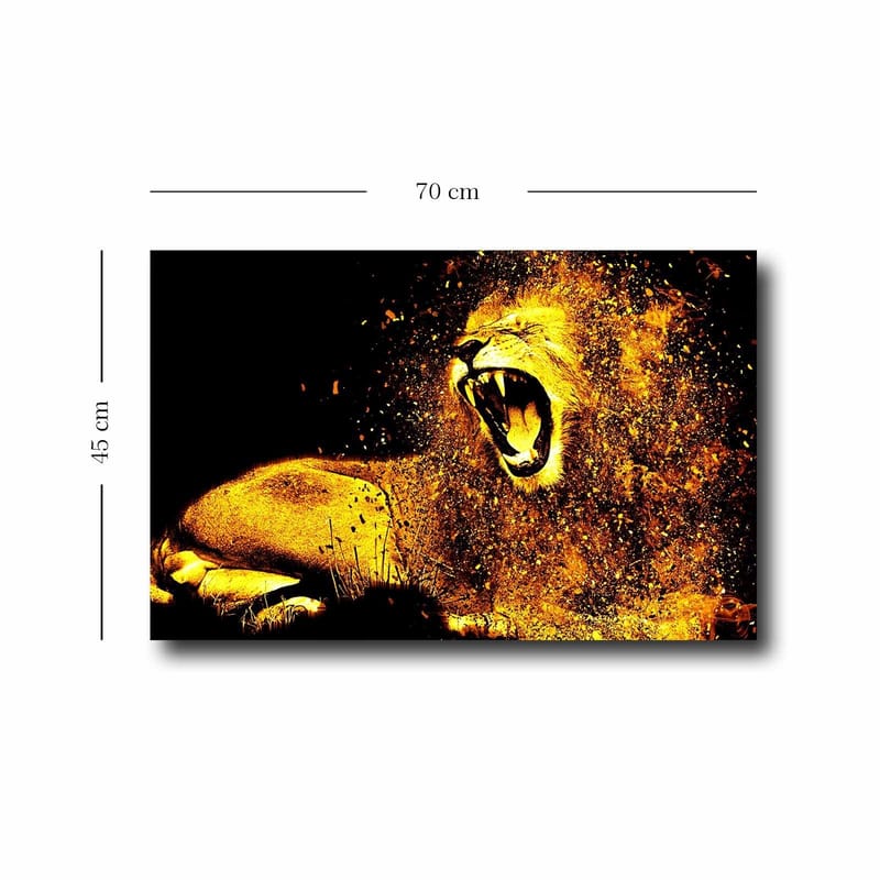 Dekorativ Canvastavla 45x70 cm - Flerfärgad - Inredning - Tavlor & posters - Canvastavla