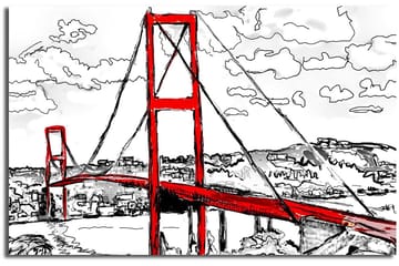 Dekorativ Canvastavla 45x70 cm - Flerfärgad - Inredning - Tavlor & posters - Canvastavla