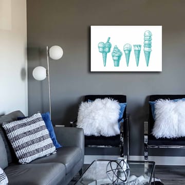 Dekorativ Canvastavla 45x70 cm - Flerfärgad - Inredning - Tavlor & posters - Canvastavla