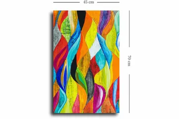 Dekorativ Canvastavla 45x70 cm - Flerfärgad - Inredning - Tavlor & posters - Canvastavla