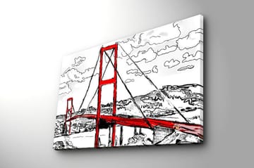 Dekorativ Canvastavla 45x70 cm - Flerfärgad - Inredning - Tavlor & posters - Canvastavla