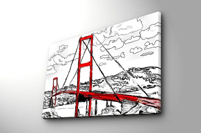 Dekorativ Canvastavla 45x70 cm - Flerfärgad - Inredning - Tavlor & posters - Canvastavla