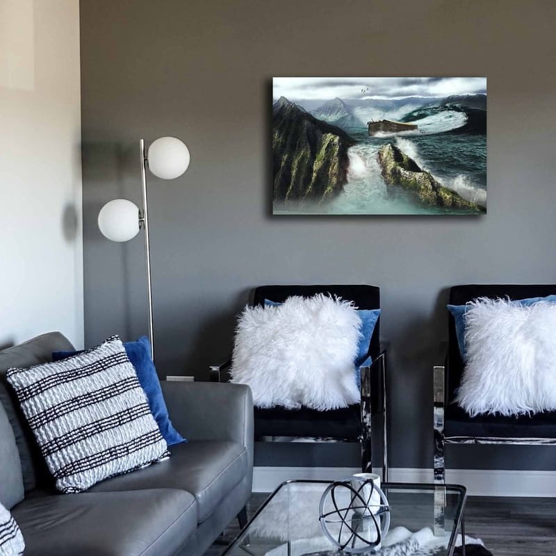 Dekorativ Canvastavla 45x70 cm - Flerfärgad - Inredning - Tavlor & posters - Canvastavla