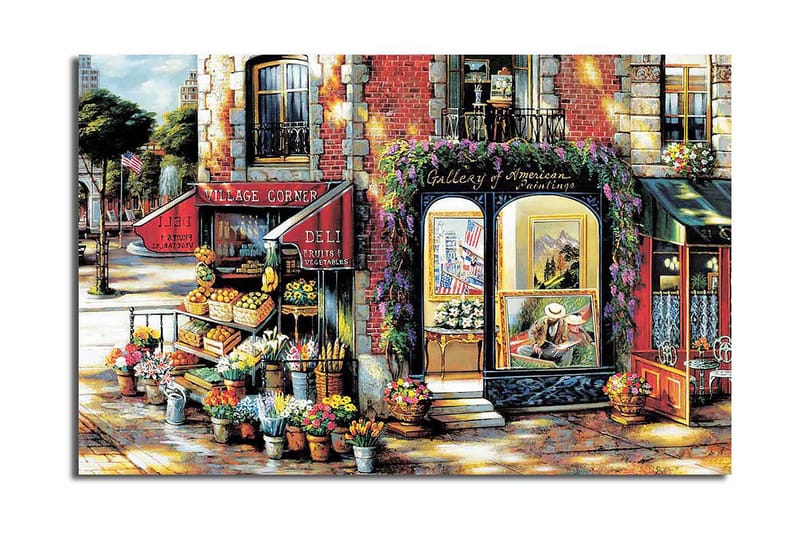 Dekorativ Canvastavla 45x70 cm, Flerfärgad