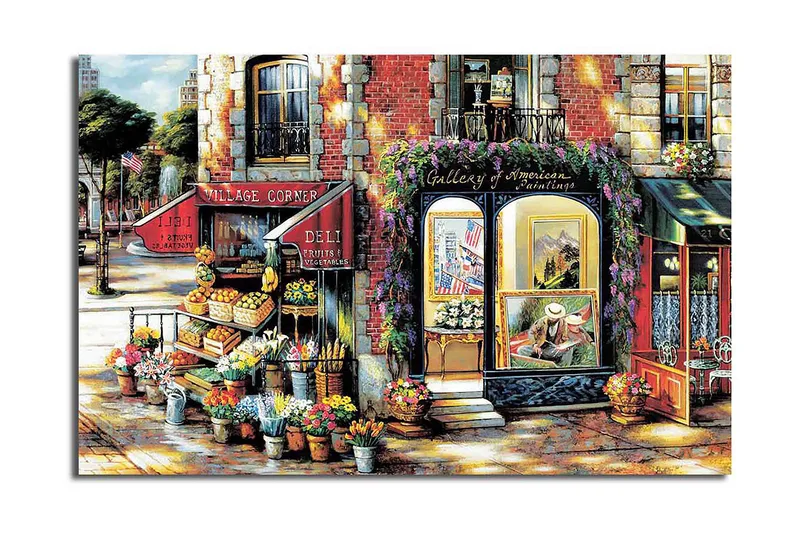 Dekorativ Canvastavla 45x70 cm, Flerfärgad