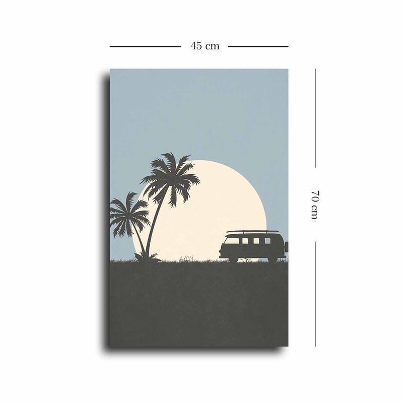 Dekorativ Canvastavla 45x70 cm - Flerfärgad - Inredning - Tavlor & posters - Canvastavla