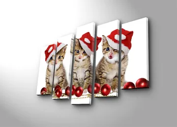 Dekorativ Canvastavla 5-Delar 19x70 cm - Flerfärgad - Inredning - Tavlor & posters - Canvastavla