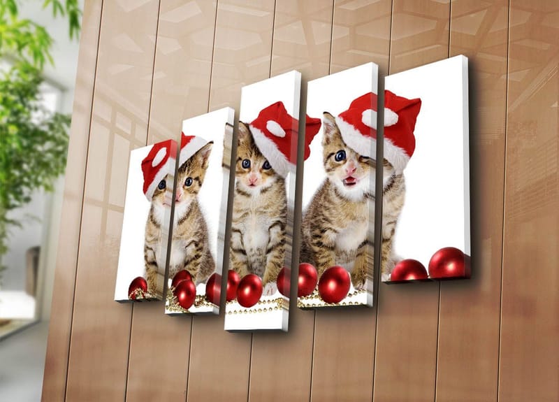 Dekorativ Canvastavla 5-Delar 19x70 cm - Flerfärgad - Inredning - Tavlor & posters - Canvastavla