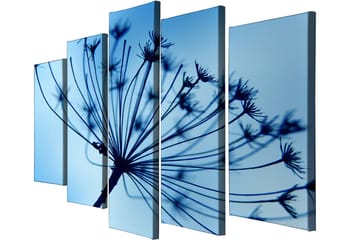 Dekorativ Canvastavla 5-Delar 70x20 cm - Flerfärgad - Inredning - Tavlor & posters - Canvastavla