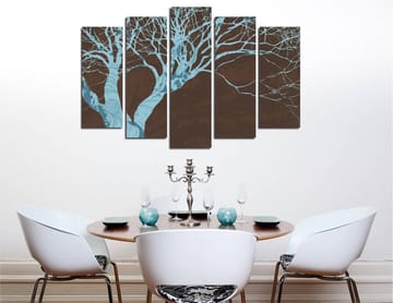 Dekorativ Canvastavla 5-Delar 70x20 cm - Flerfärgad - Inredning - Tavlor & posters - Canvastavla