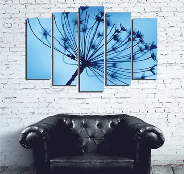 Dekorativ Canvastavla 5-Delar 70x20 cm - Flerfärgad - Inredning - Tavlor & posters - Canvastavla